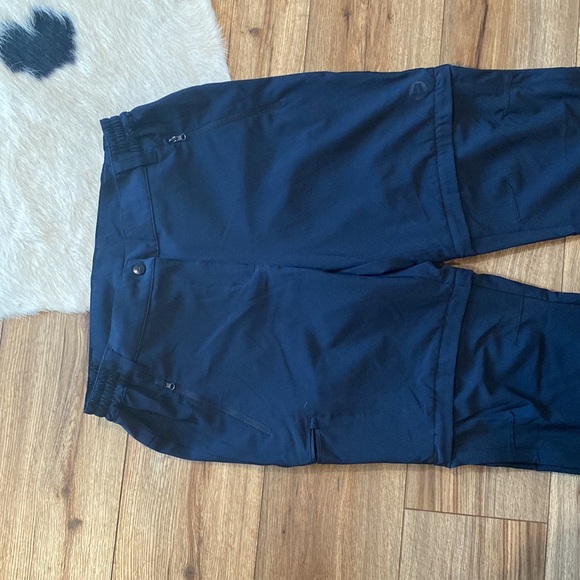 Outdoor Adventures dark blue zip-off/convertible hiking pants - Picture 3 of 11